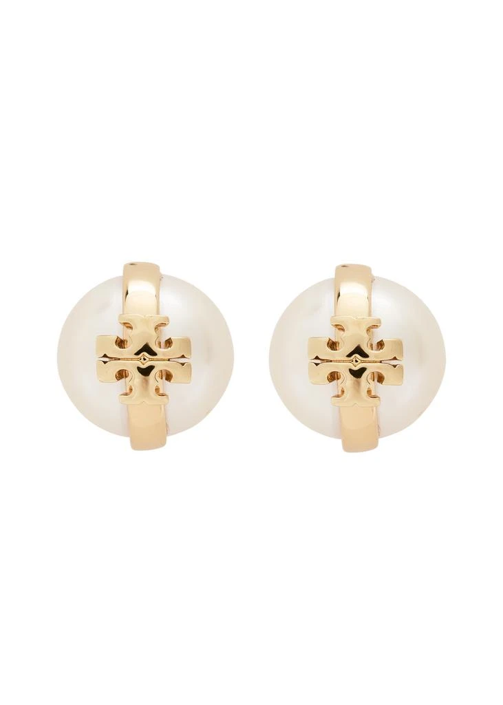 Tory Burch Moondance 18kt gold-plated stud earrings
