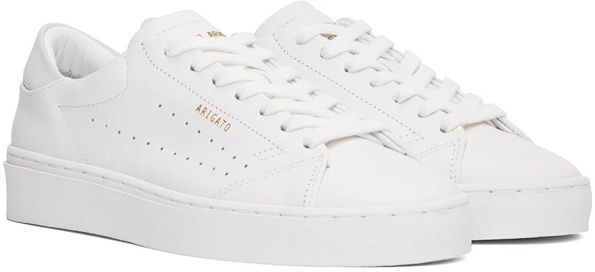 Axel Arigato White & Gray Court Sneakers 4