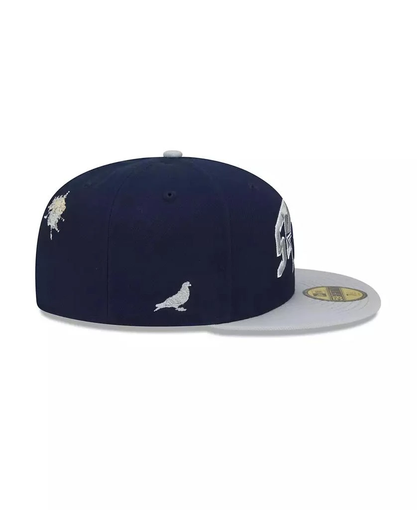 New Era Men's X Staple Navy, Gray Dallas Cowboys Pigeon 59Fifty Fitted Hat 6