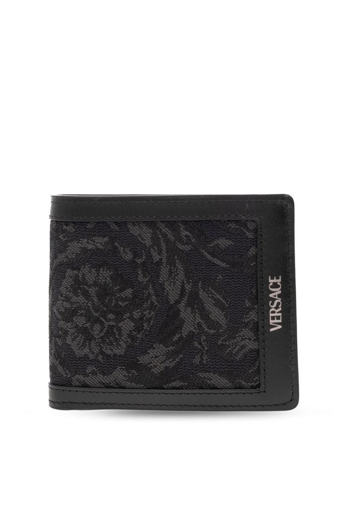 VERSACE｜HALF-LENGTH WALLETS (Barocco Jacquard Bifold W Barocco Jacquard Wallet Black,Print | VERSACE US
