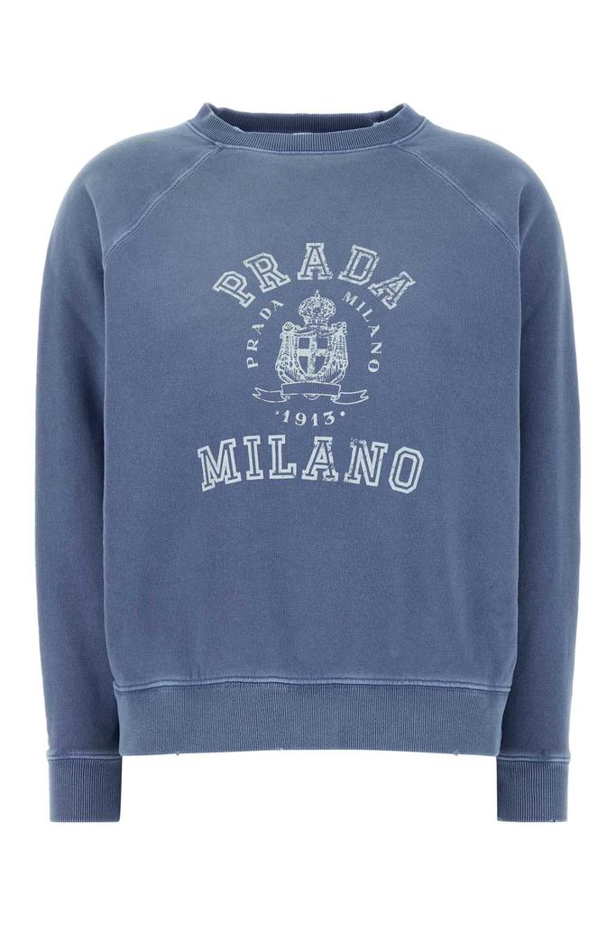 Prada Air Force Blue Cotton Sweatshirt