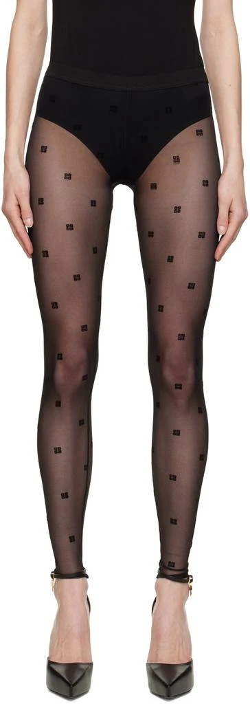 Givenchy Black Sheer Leggings 1