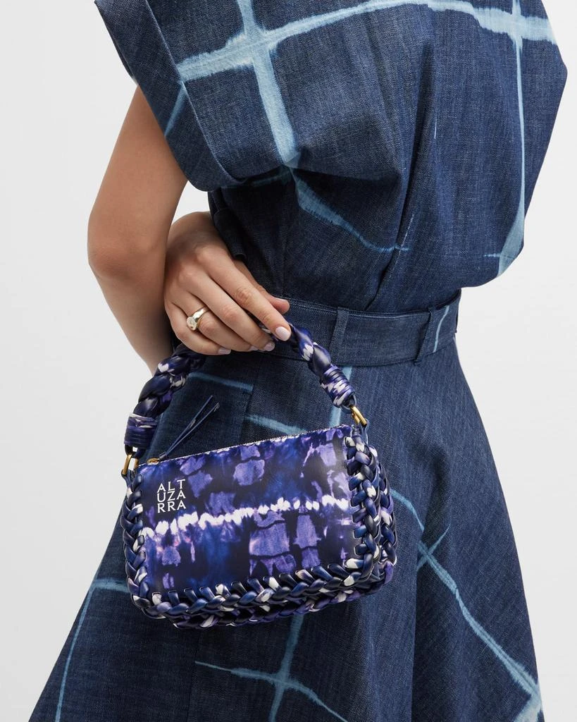 Altuzarra Small Braided Dye Leather Top-Handle Bag 4