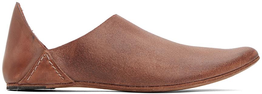 Boris Bidjan Saberi Brown 'Slipper 1' Slippers