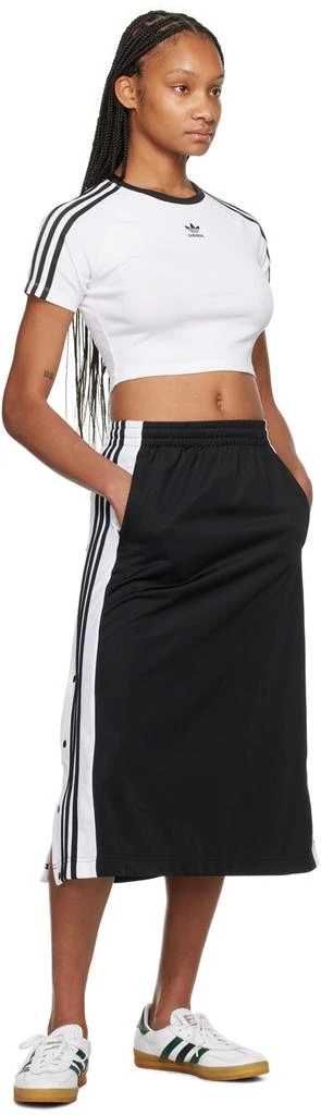 Adidas Black Adibreak Midi Skirt 4