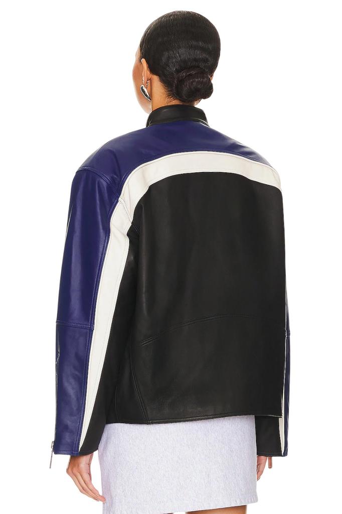 NBD Nbd - OVERSIZED RACING LEATHER MOTO JACKET