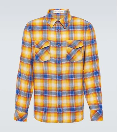 God's True Cashmere Tartan cashmere shirt 1