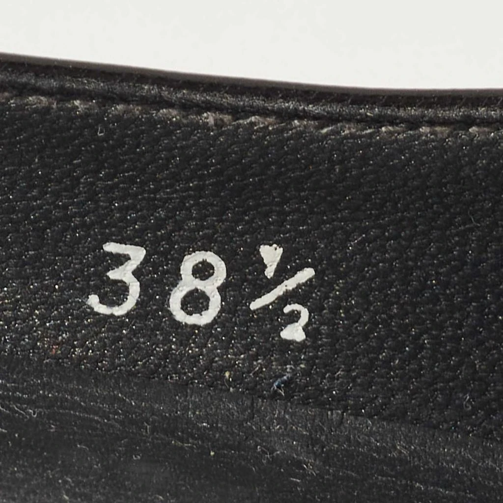Stuart Weitzman Stuart Weitzman Black Leather Peep Toe Platform Pumps Size 38.5 8