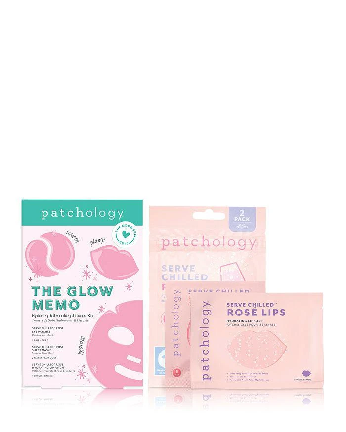 Patchology The Glow Memo Hydrating & Smoothing Skincare Gift Set