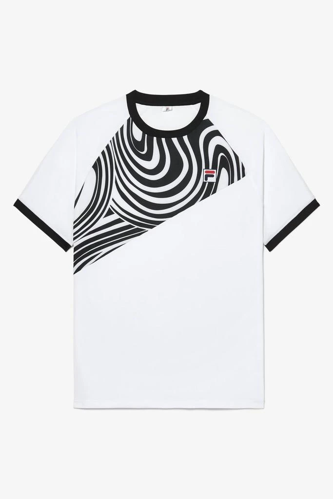 Fila Fila - Men's Tie Breaker Short Sleeve Color Block Printed Crew 4