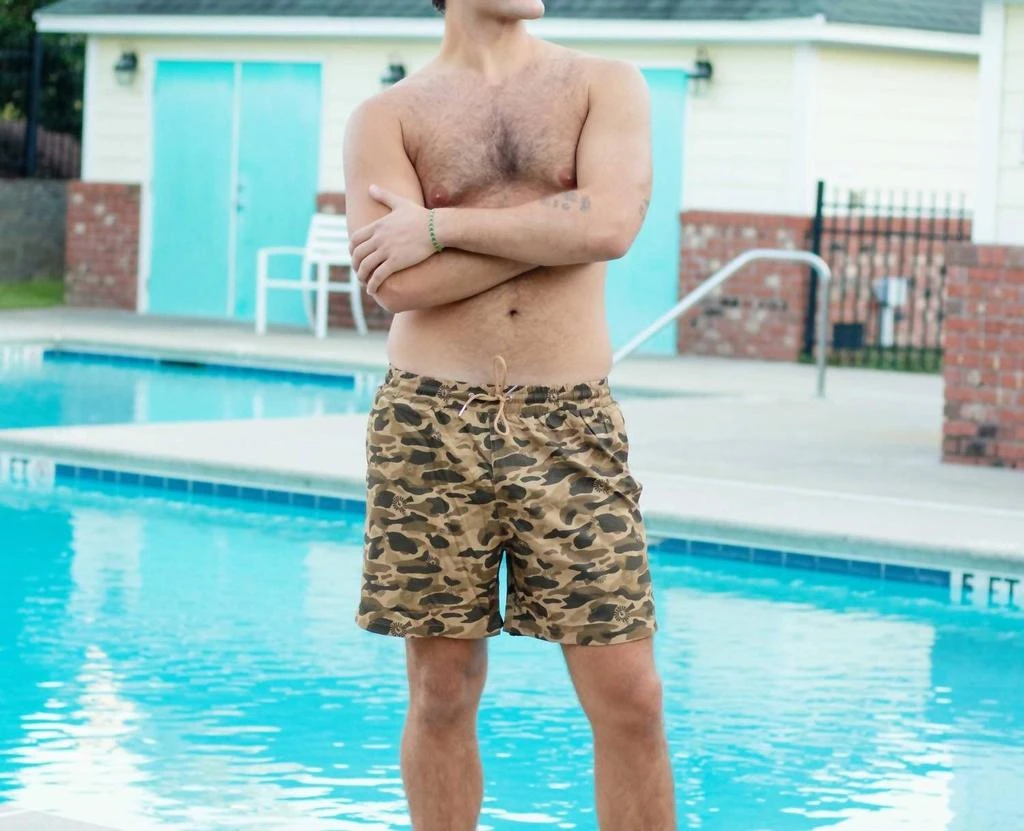 Old South Apparel Old South Apparel - Old School Camo Swim Trunks 3