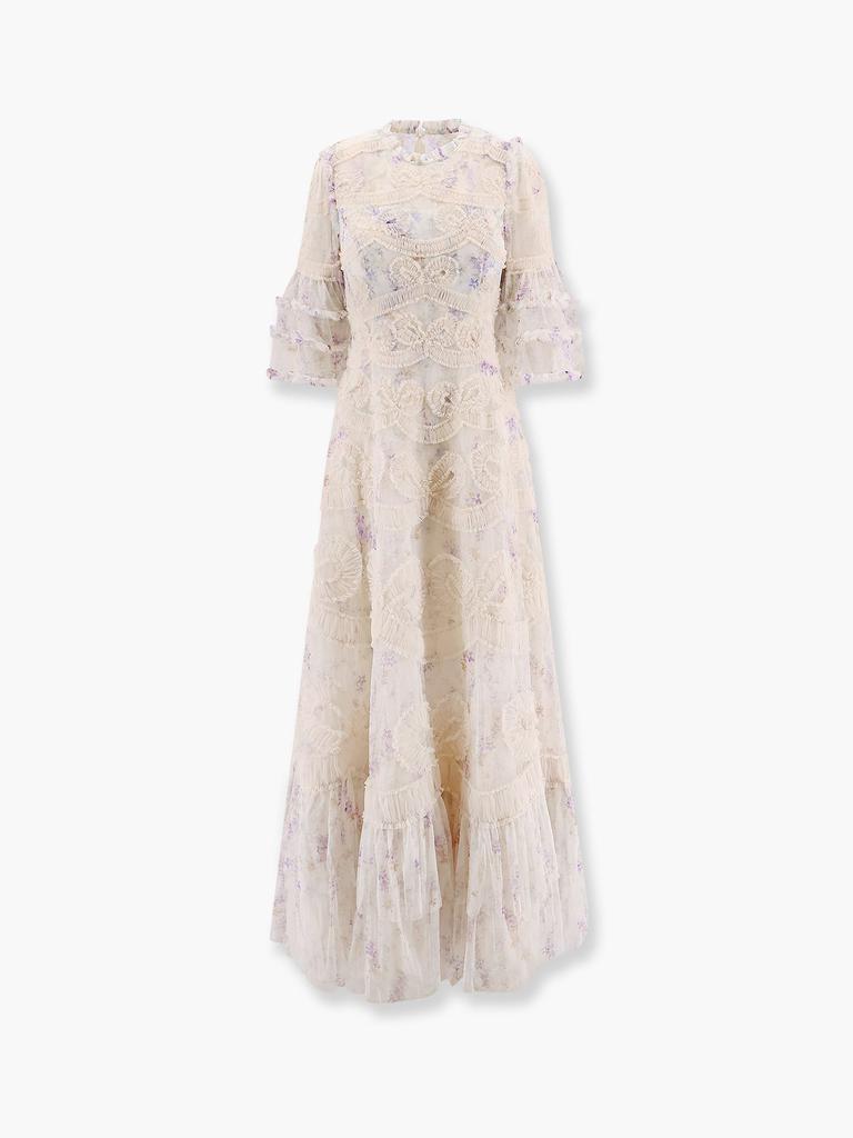 Needle & Thread Long dress with multicolor motif