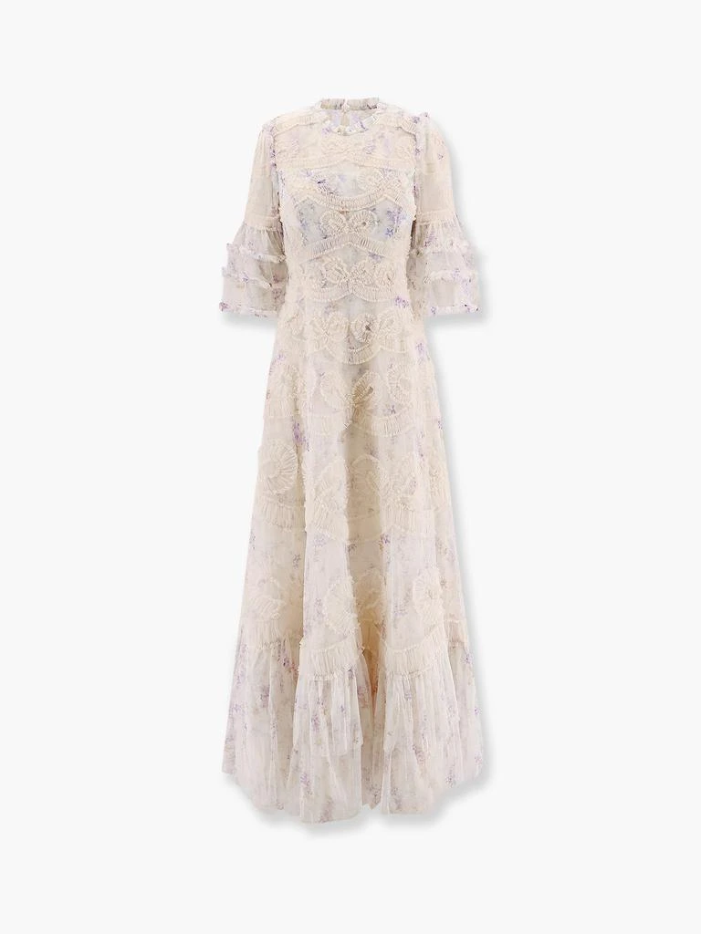 Needle & Thread Long dress with multicolor motif 1