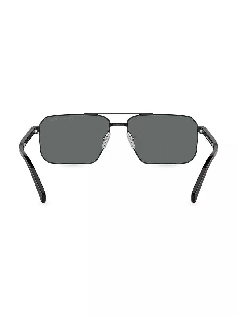 Prada 61MM Rectangular Sunglasses 7
