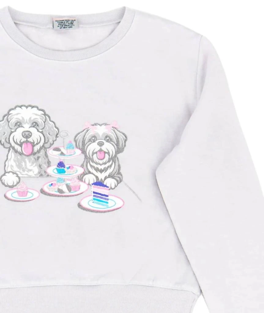 Firehouse Girls Pup Party Sweatshirt In Clay 2