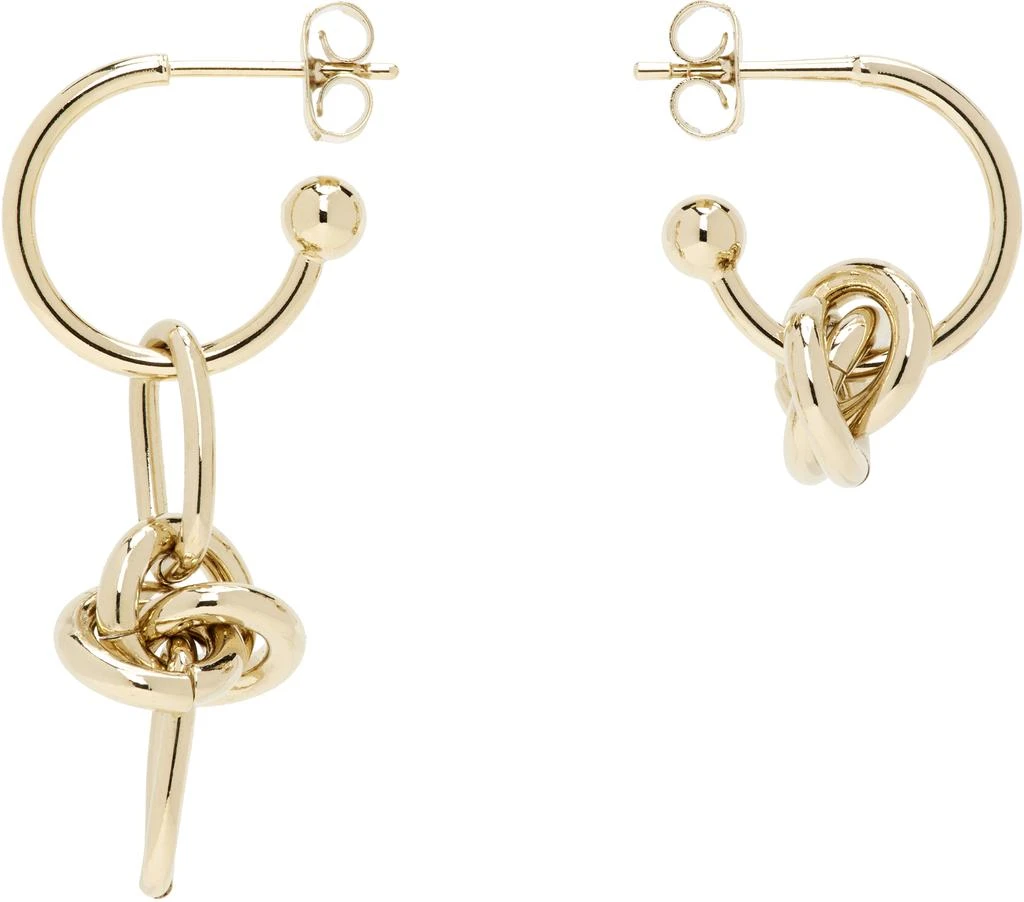Justine Clenquet Gold Daria Earrings 1