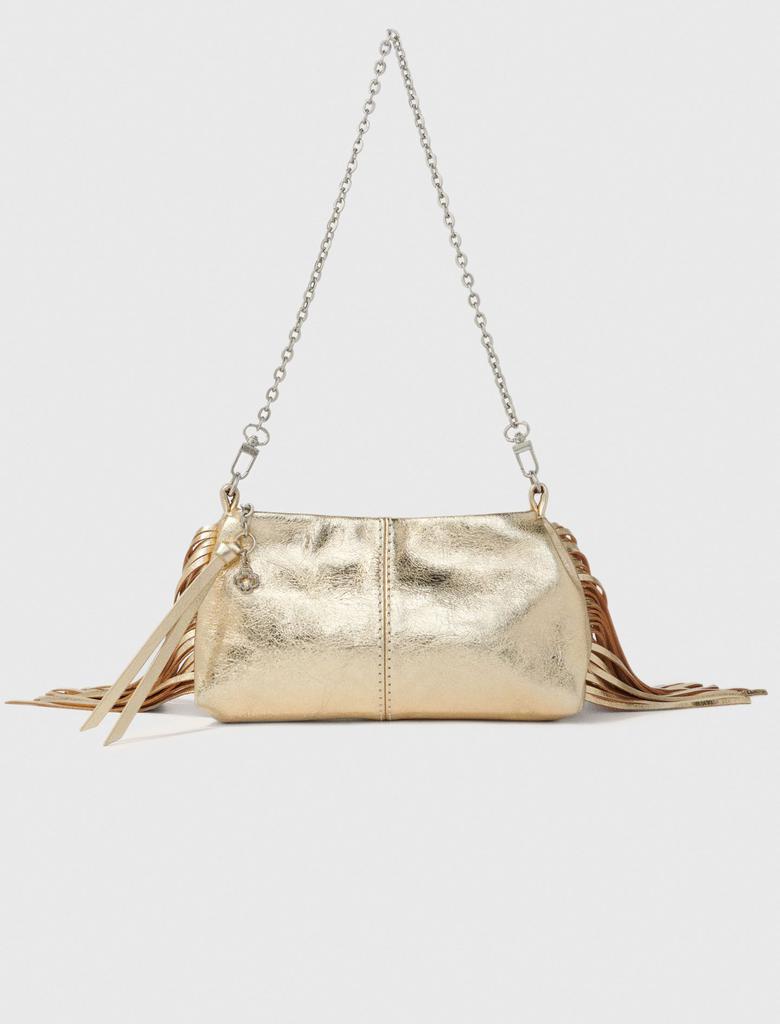 Maje Maje Woman's polyester Metallic leather Miss M clutch bag for Fall/Winter