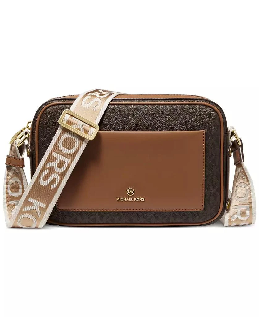 Michael Kors Signature Maeve Large East West Pocket Crossbody 1