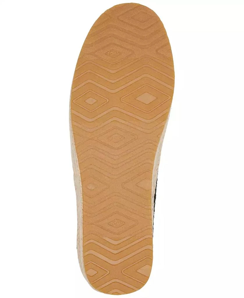 TOMS Women's Valencia Moroccan Crochet Platform Espadrilles 5