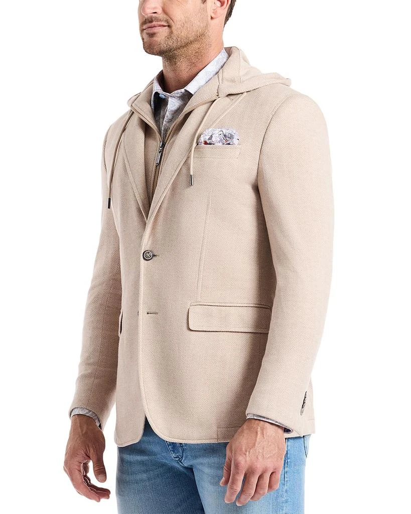 Robert Graham Jetset Woven Sport Coat & Drawstring Hoodie 4