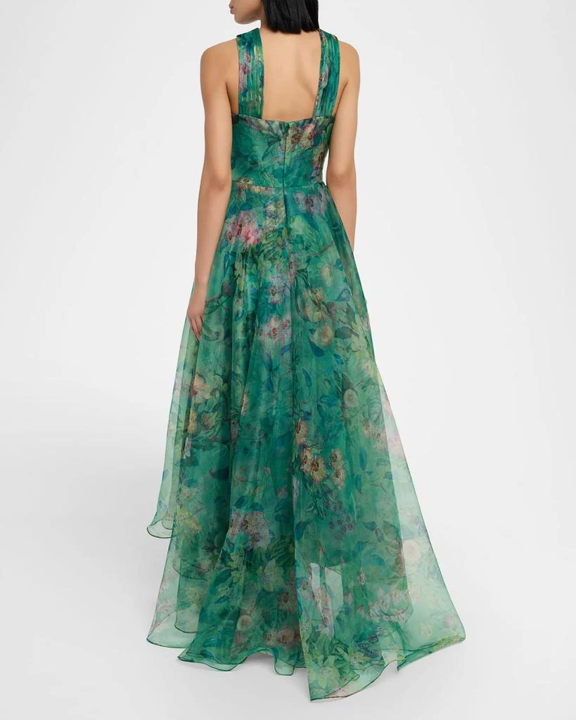 slim fit dress slacks Della Organza Gown – JS Collections main image 1
