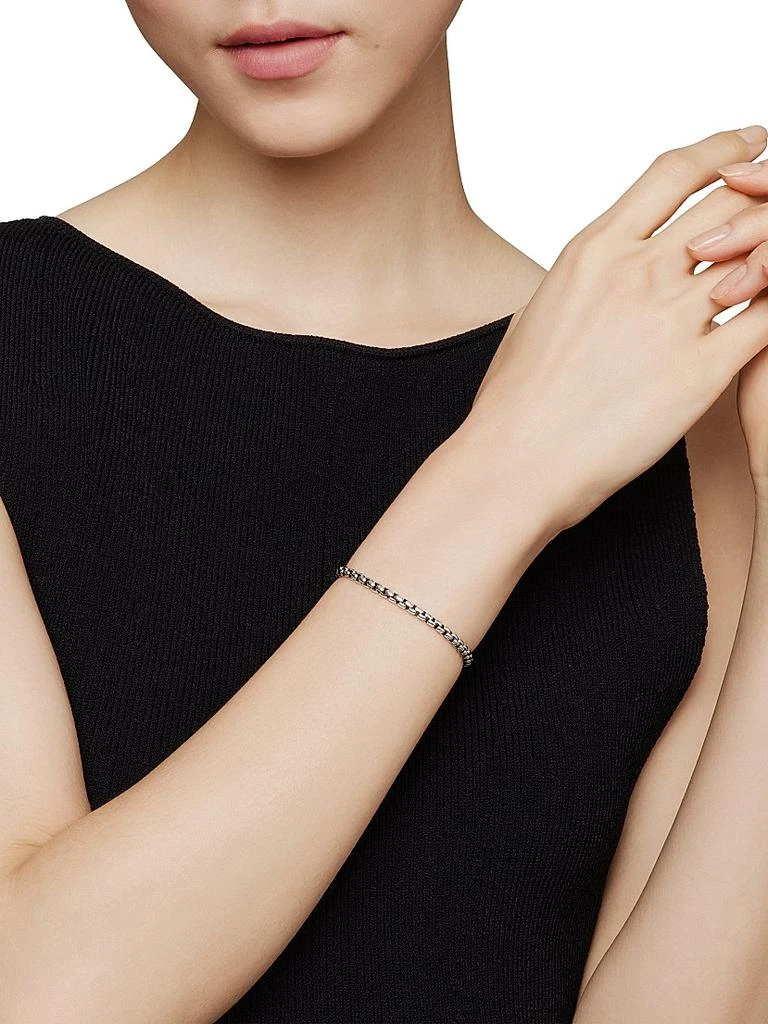 David Yurman DY Bel Aire Box Chain Bracelet in Sterling Silver 9