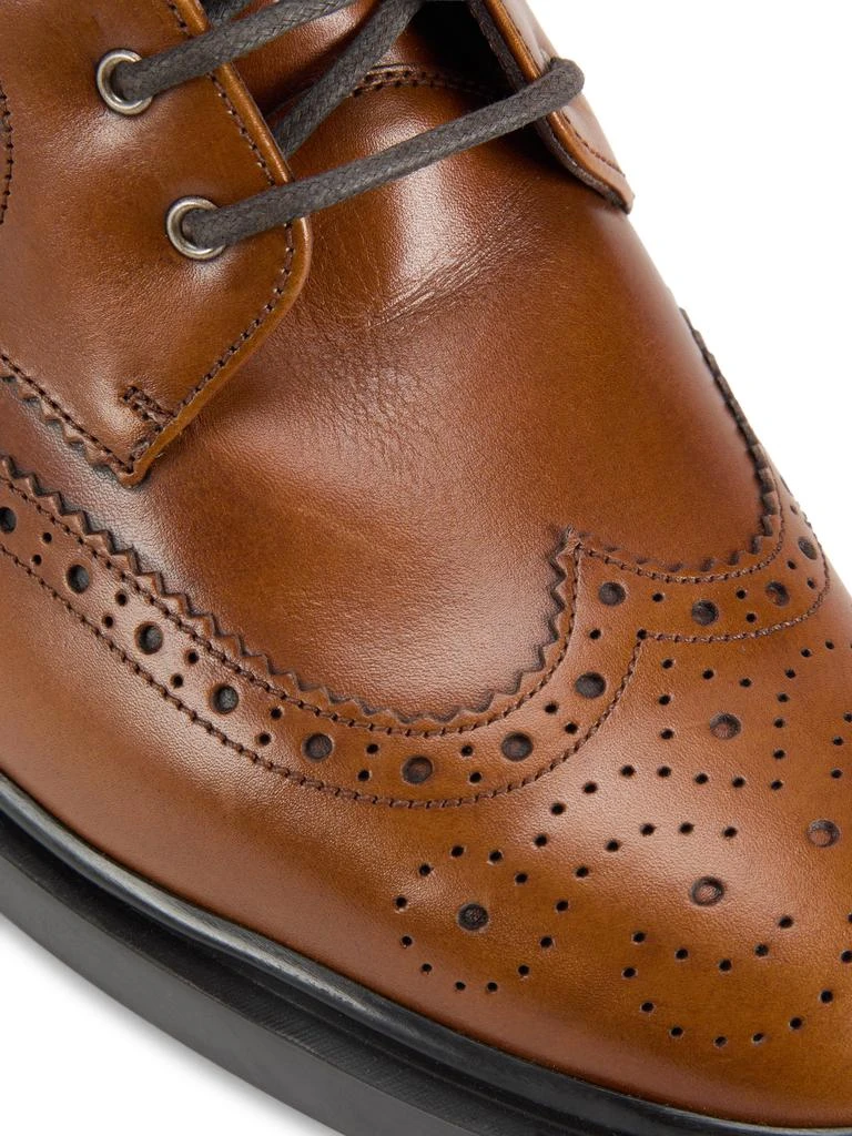 Thom Browne Leather Brogue Lace-Up Boots 6