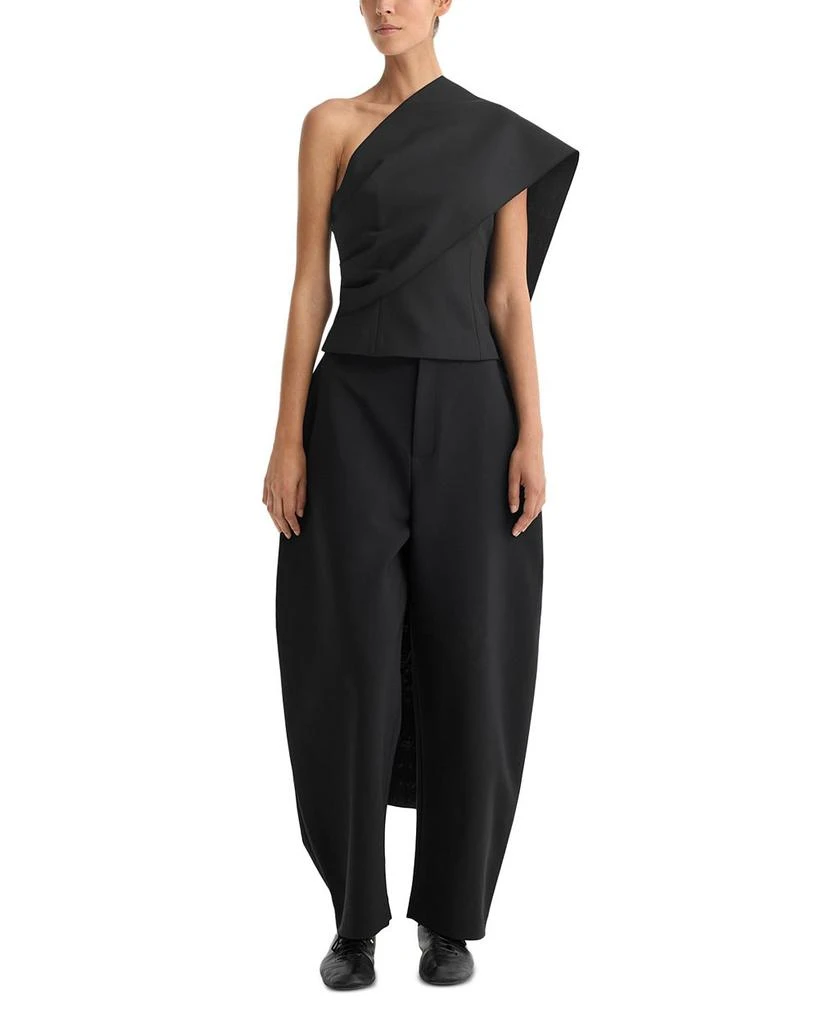 RÓHE One Shoulder Cape Top 5