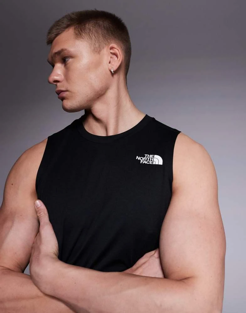 The North Face The North Face Training  24/7 logo vest in black 4