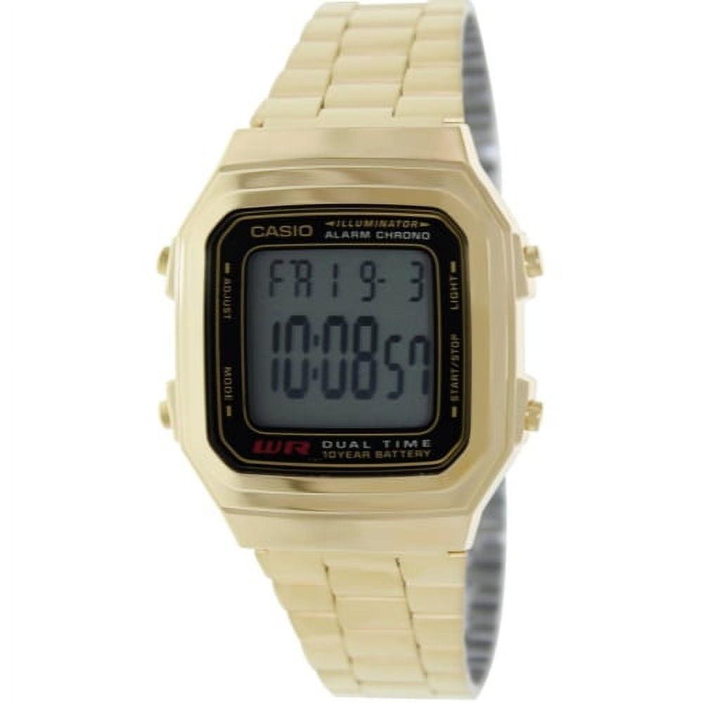 Casio Gold-Tone Digital Mens Watch