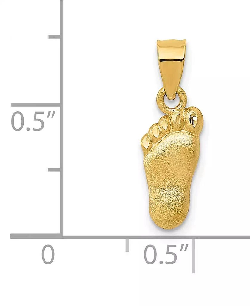 Macy's Baby Foot Charm Pendant in 14k Yellow Gold 3