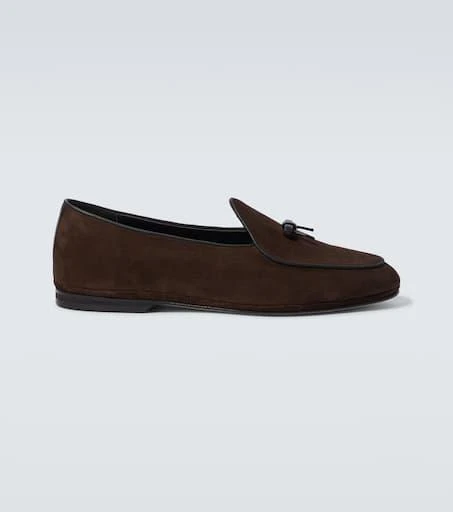 Rubinacci Marphy suede loafers 1