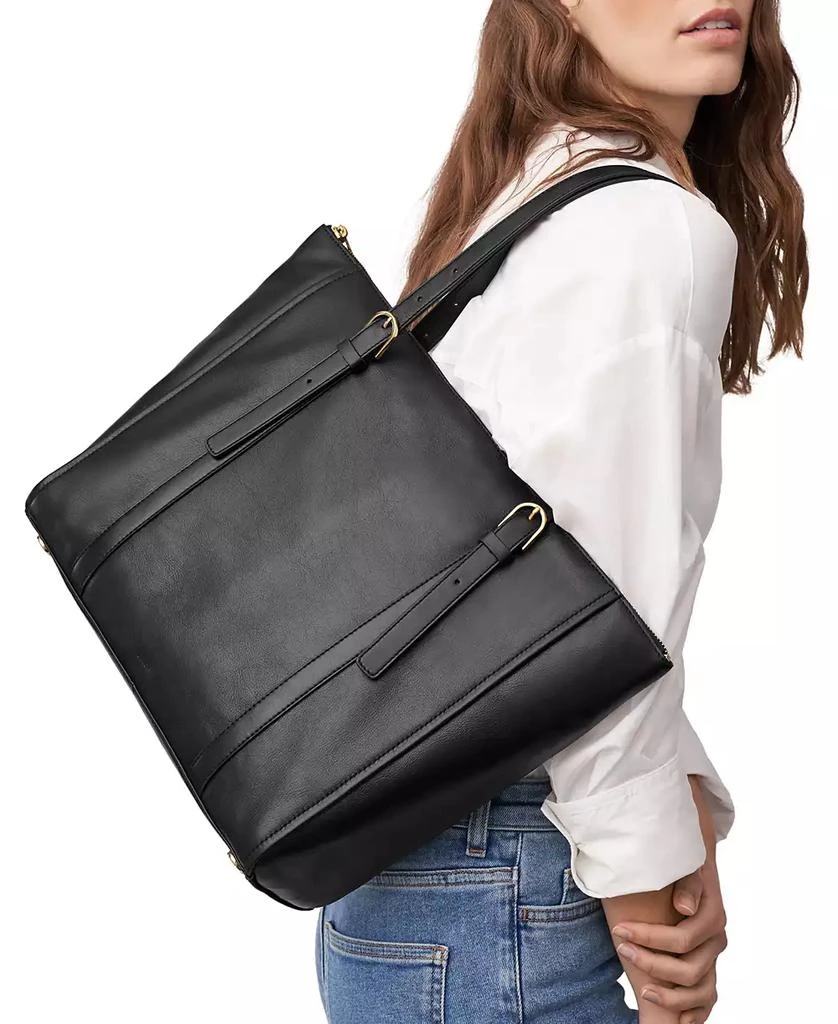 Fossil Carlie Leather Tote Bag 4