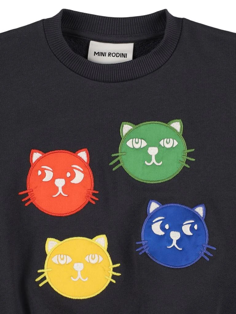 Mini Rodini Organic Cotton Crewneck Sweatshirt 1