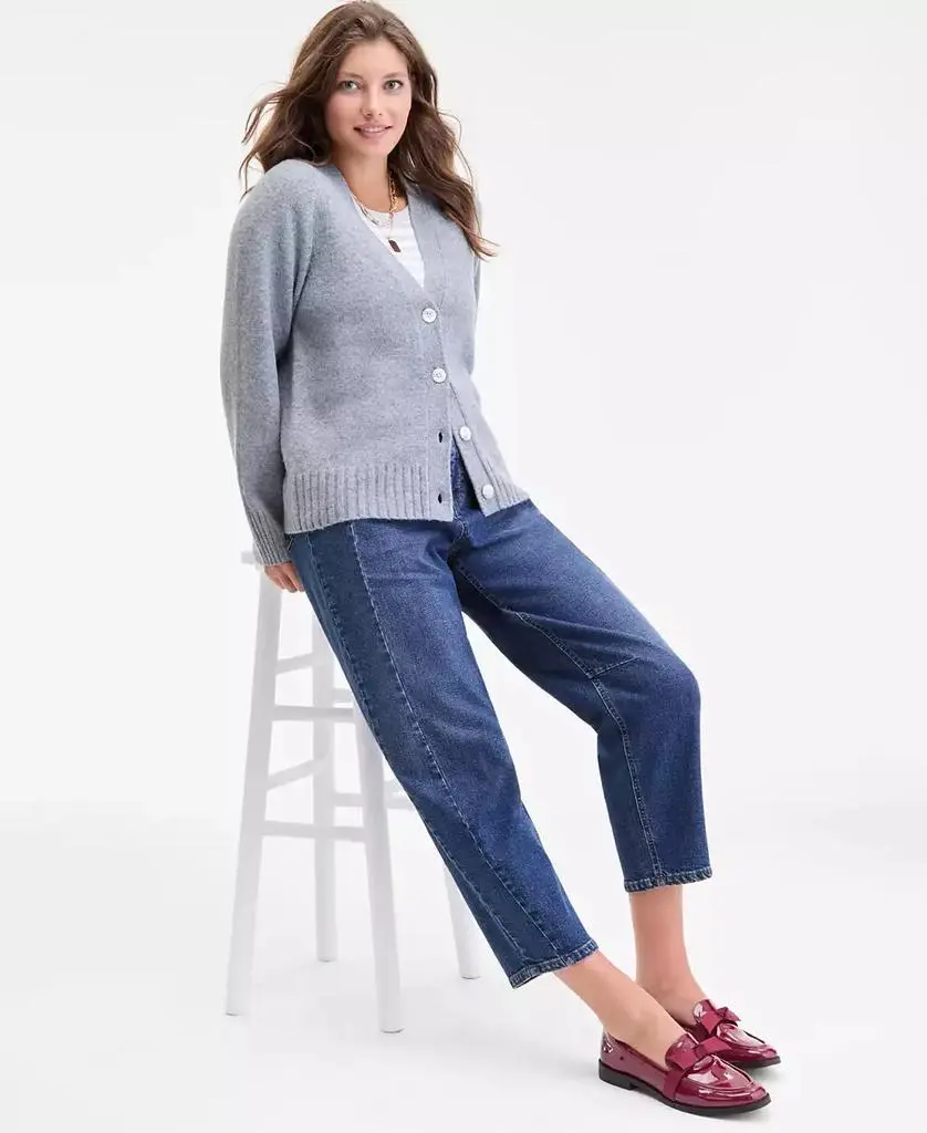 On 34th Women's Saddle Sleeve V-Neck Cardigan, Macy's Exclusive