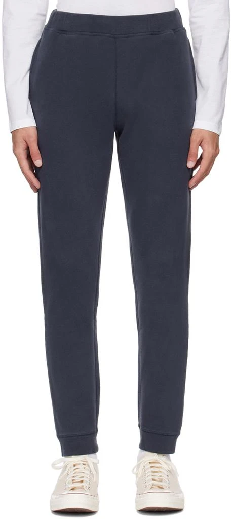 Sunspel Navy Slim-Fit Sweatpants 1