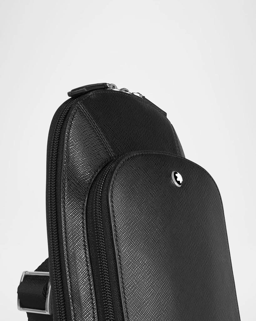 MontBlanc Men's Sartorial Leather Sling Bag 5