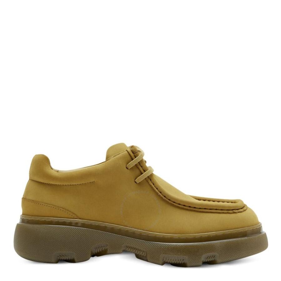 Burberry Burberry Nutbuck Creeper Leather Derby Shoes, Brand Size 42 ( US Size 9 )