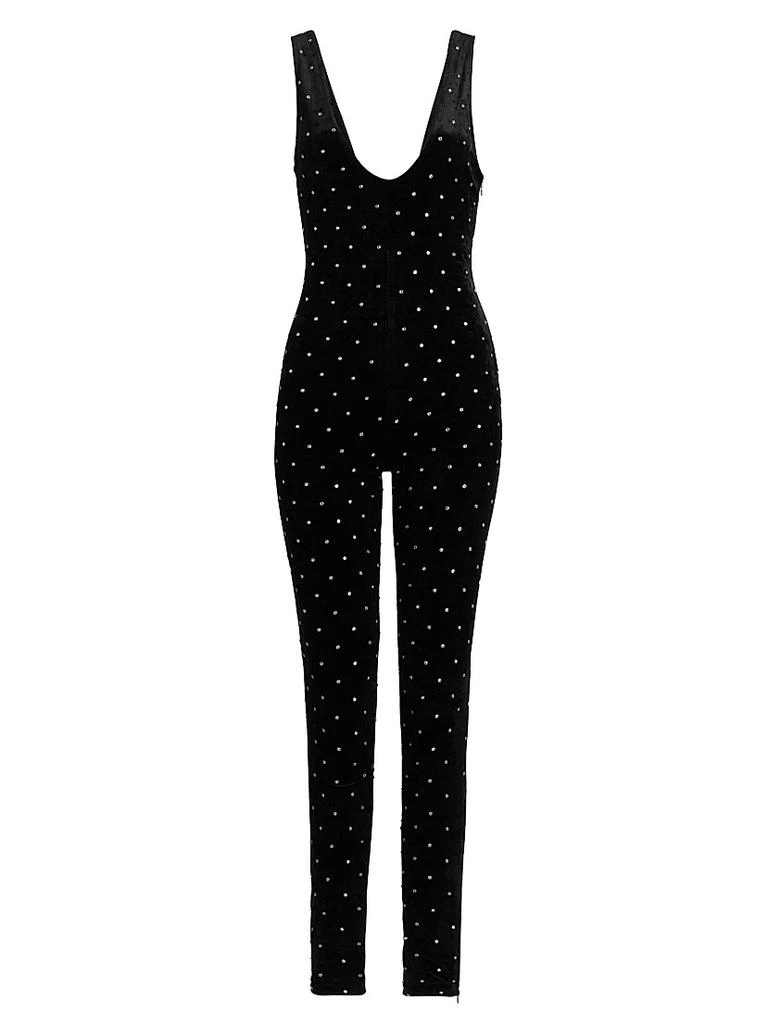 Ronny Kobo Atria Rhinestone-Embellished Catsuit 1
