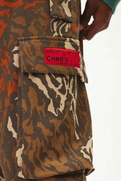CHNGE CHNGE Wildlife Allover Print Cargo Sweatpant 5