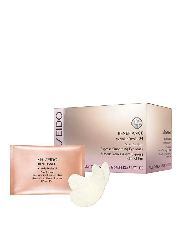Shiseido Benefiance WrinkleResist24 Pure Retinol Express Smoothing Eye Mask 1