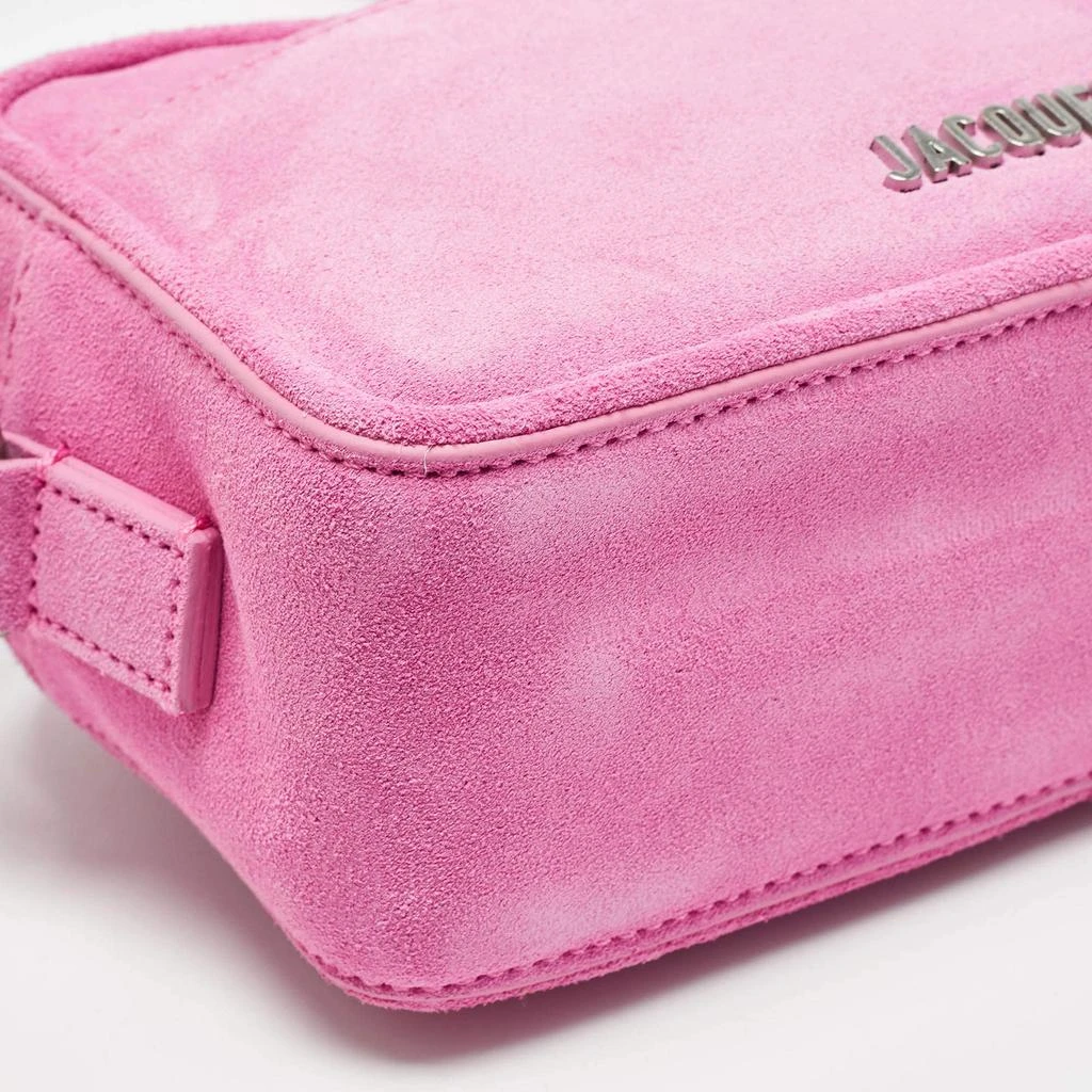 Jacquemus Jacquemus Pink Suede Le Baneto Shoulder Bag 11