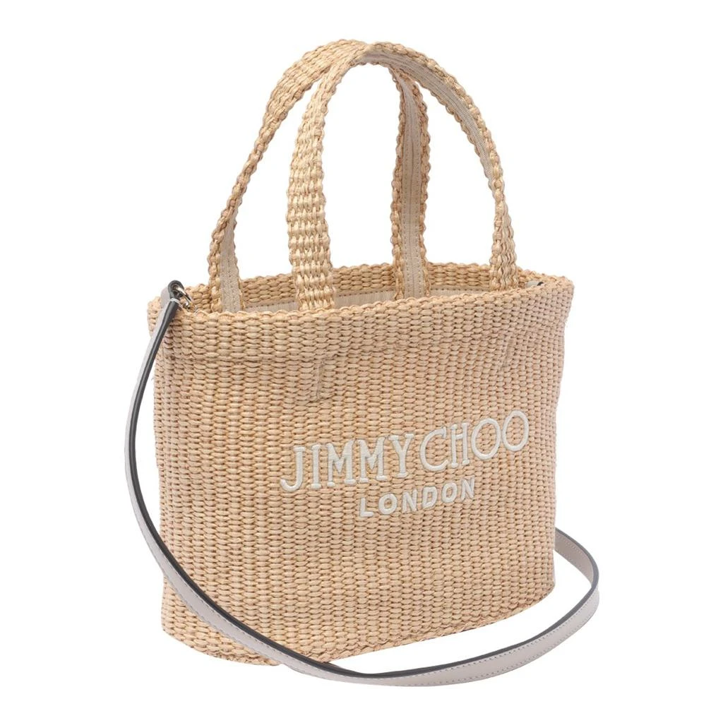 Jimmy Choo Jimmy Choo Logo Embroidered Top Handle Bag 3