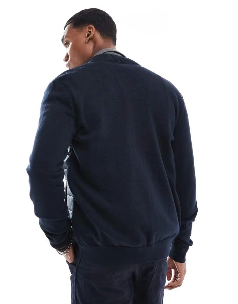 Barbour Barbour essential carn baffle zip through knitted jumper 4