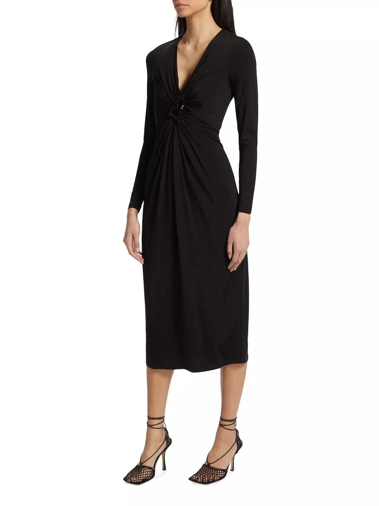Tahari The Alisha Knit Gathered Midi-Dress 4