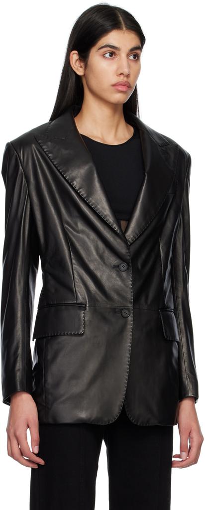 【送料&関税込】Tom Ford boyfriend Blazer Jacket Shop Black Boyfriend Leather Jacket on Sale at BeyondStyle