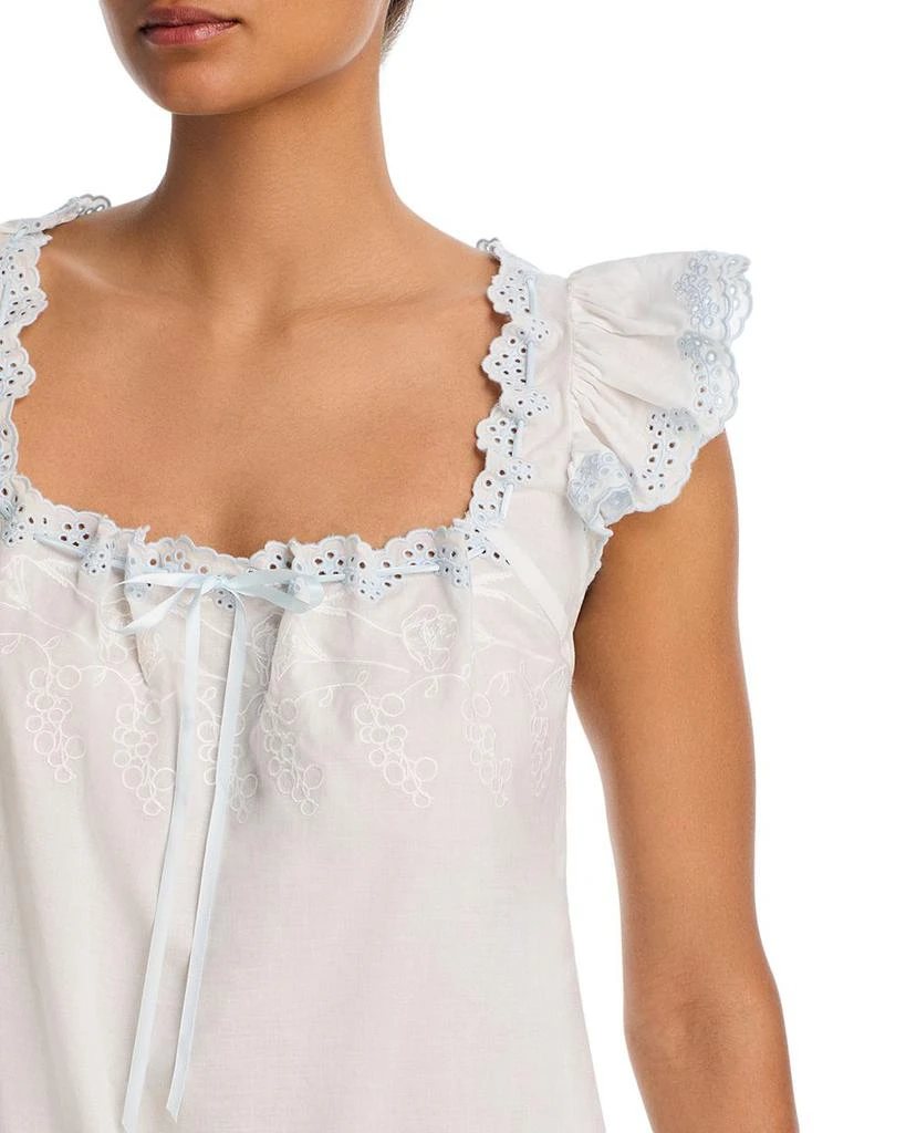 AQUA AQUA Voile Flutter Sleeved Mini Nightgown - Exclusive 3