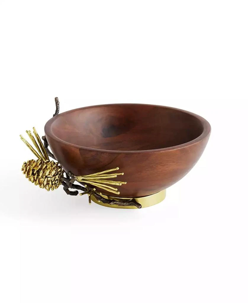Michael Aram Pinecone Wood Small Bowl 2