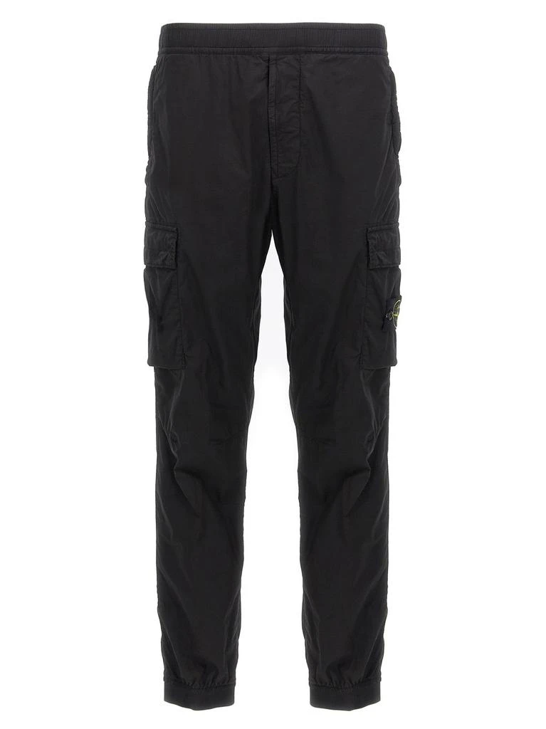 Stone Island Stone Island Compass Patch Tapered-Leg Cargo Pants 1