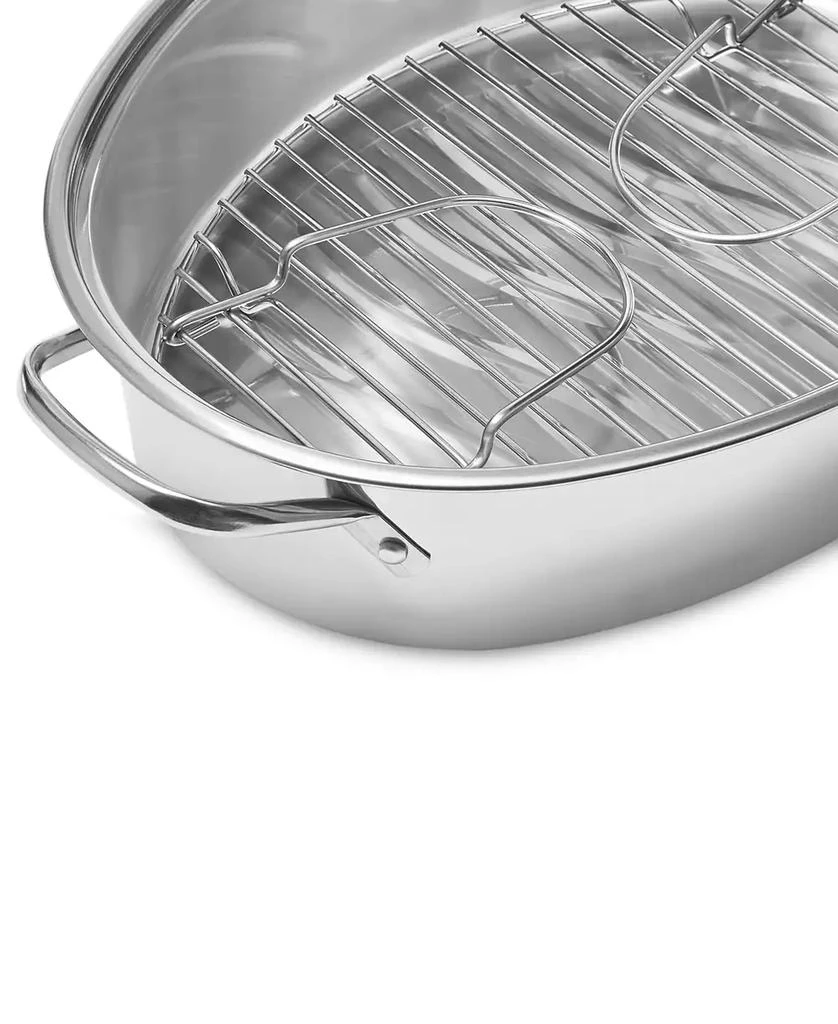 The Cellar Stainless Steel 8-Qt Covered Oval Roaster with Rack, Exclusively at Macy’s 3